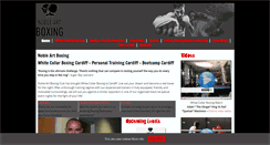 Desktop Screenshot of nobleartboxing.com